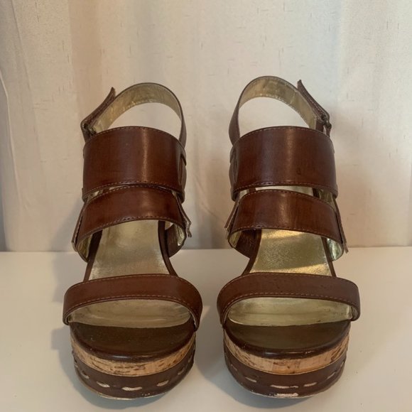 Charles by Charles David Brown Wedges - Picture 1 of 10